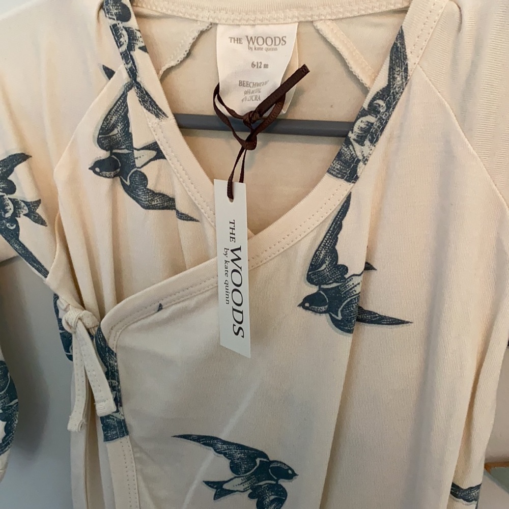 NWT Kate Quinn woods bird onesie. - Picture 2 of 3